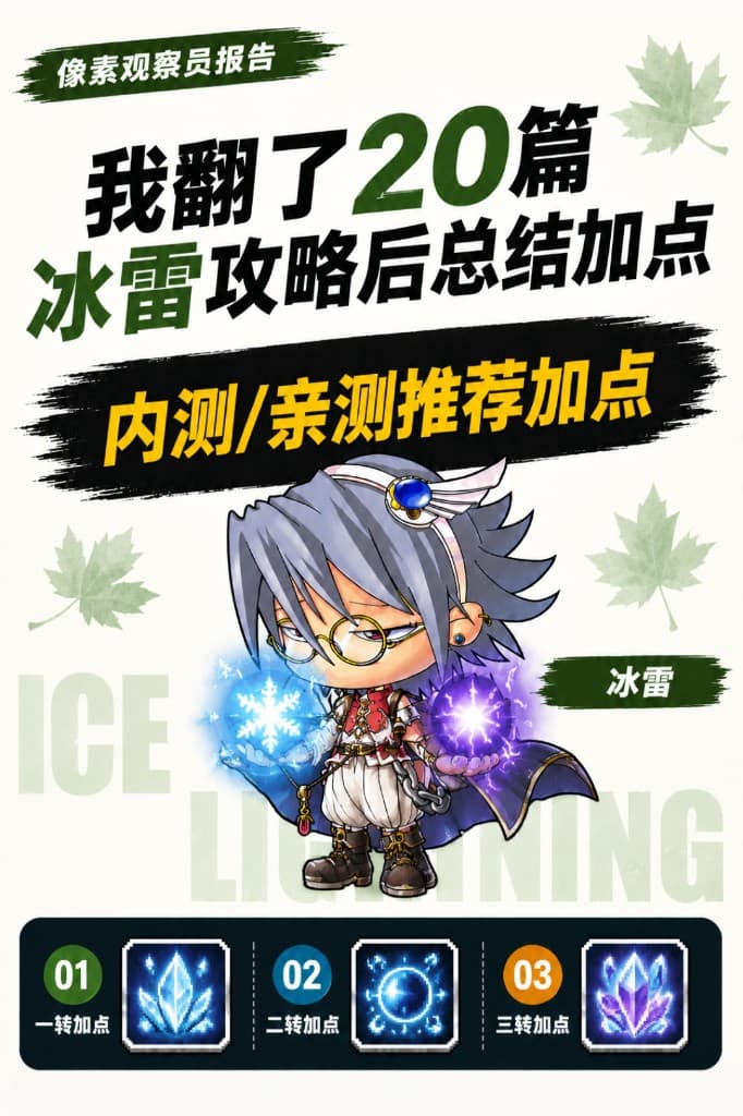 我翻了20篇冰雷攻略后总结加点:内测亲测推荐方案